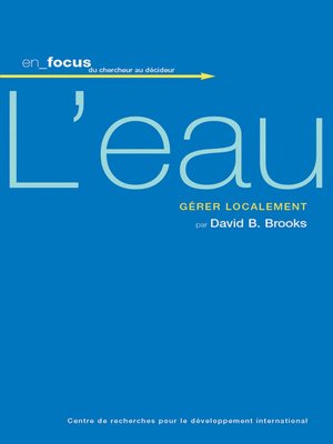 cover image of L'eau